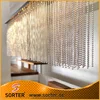 interior partition hanging bead room divider for hall and restaurant