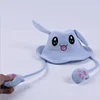 2019 new arrived amazon top seller rabbit jumping hat baby crochet ear moving hat