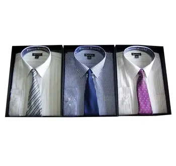 mens boxed shirt and tie sets