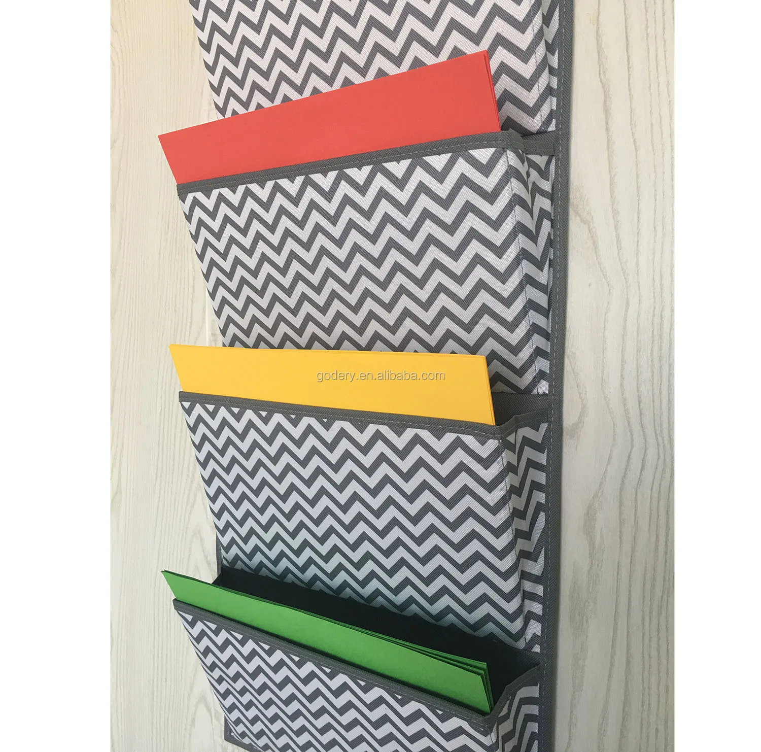 Wall Mount/over The Door Fabric Office Supplies,Hanging File Folder