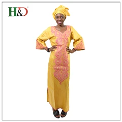 H & D Top 10 Ladies Traditional African Wholesale Clothing Fat Women Dresses For Sale