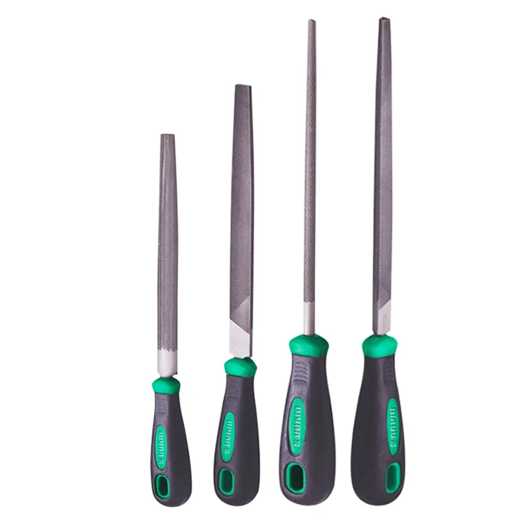 High Carbon Steel Files Size 6 8 10 12 Inch Bastard Second Smooth Cut Tooth Hand Tools With Double Color Rubber Handle Buy Steel File Flat File High Carbon Steel Files Product On Alibaba Com