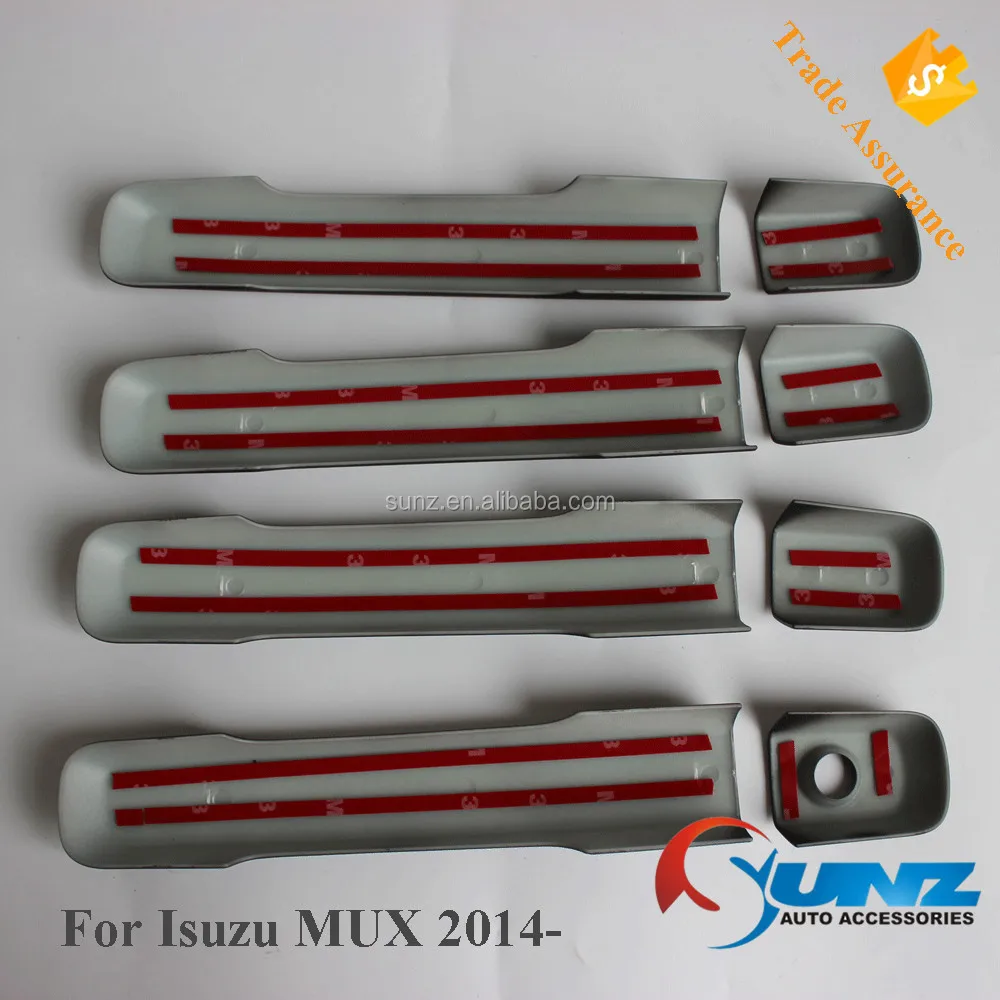 Abs Plastic Door Handle Cover Black For Mux 2014 Handle Cover Protector