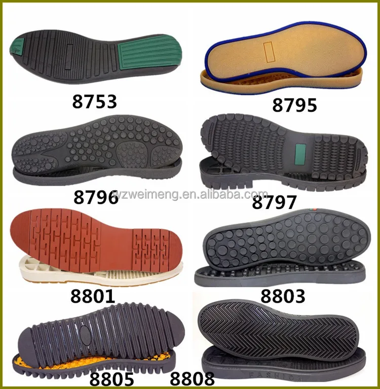 rubber shoe sole material