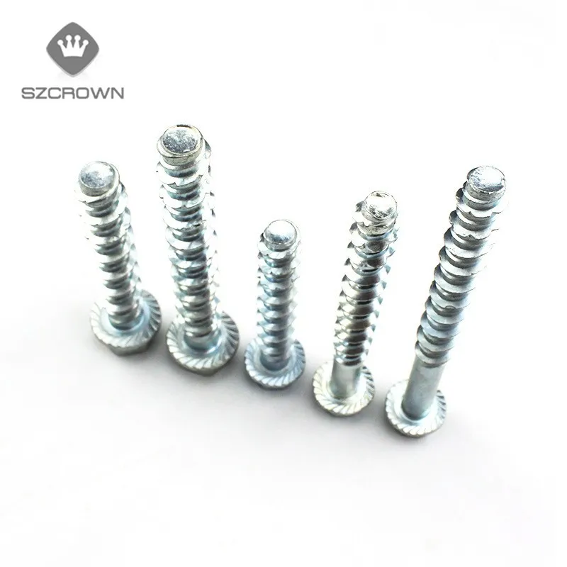 Hex Flange Concrete Thread Selfcutting Anchor Cement Selftapping