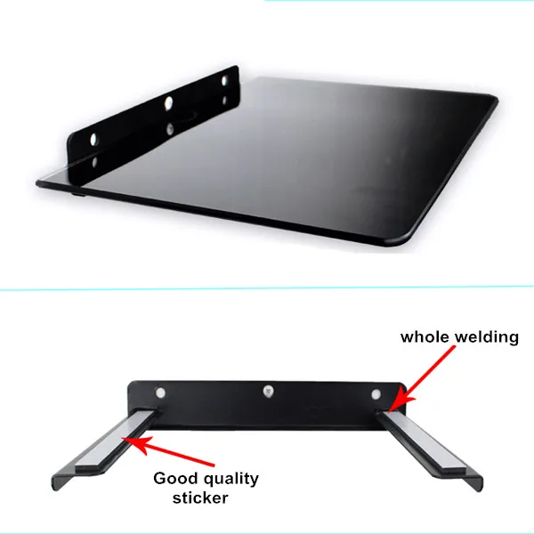New Design Tempered Glass Wall Mount Set Top Box Glass Shelf - Buy Set