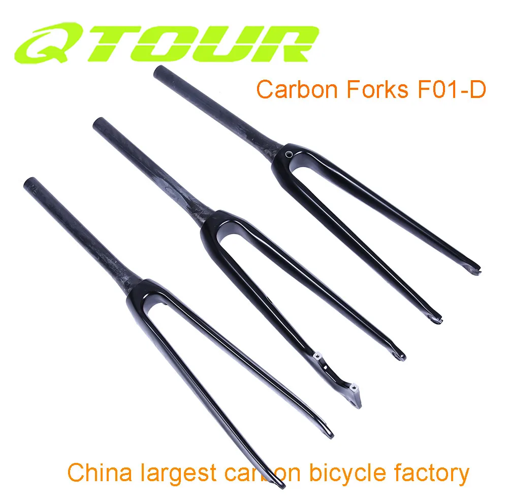 Newest Carbon Cyclocross Fork 12*100mm Flat Mount 700c Carbon Fork Disc Brake Bicycle Fork - Buy 