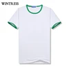 Wintress Cheap China slim fit blank t-shirt customized logo man t shirt design,two tone t-shirt,soft sweat-absorbent white shirt