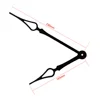 hollow design large size aluminium clock hands man with black color