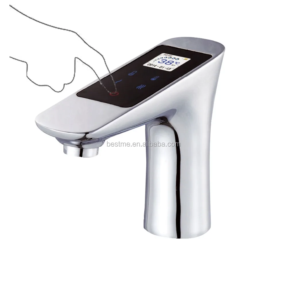 One Touch Screen Digital Thermostat Electronic Faucets Buy Digital Temperature Control Water