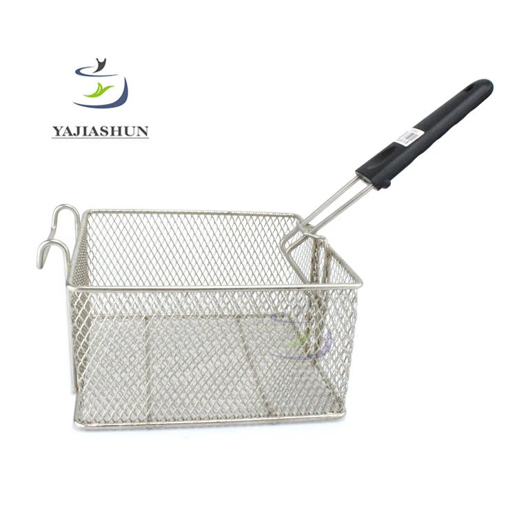 Commercial Wire Mesh Stainless Steel Fry Basket Taco French Fries