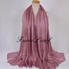 2017 New Style Spring Summer Netherlands Linen Scarf Women Fashion Solid Color High Quality Plain HIjab Scarves