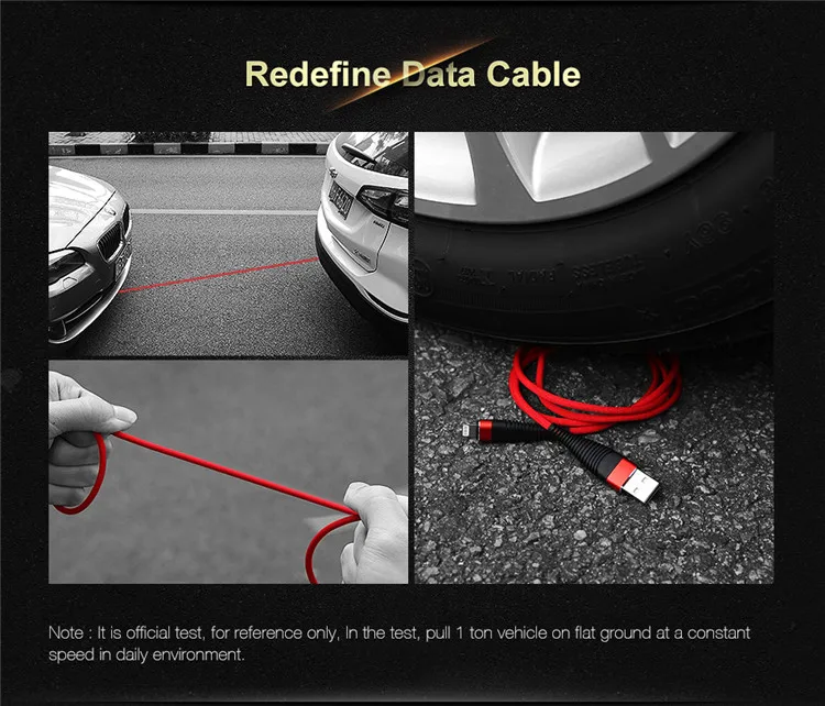 Free Shipping Mobile Phone Data Cable FLOVEME Strong Fast Charging for Cell Phone Charger USB Cable