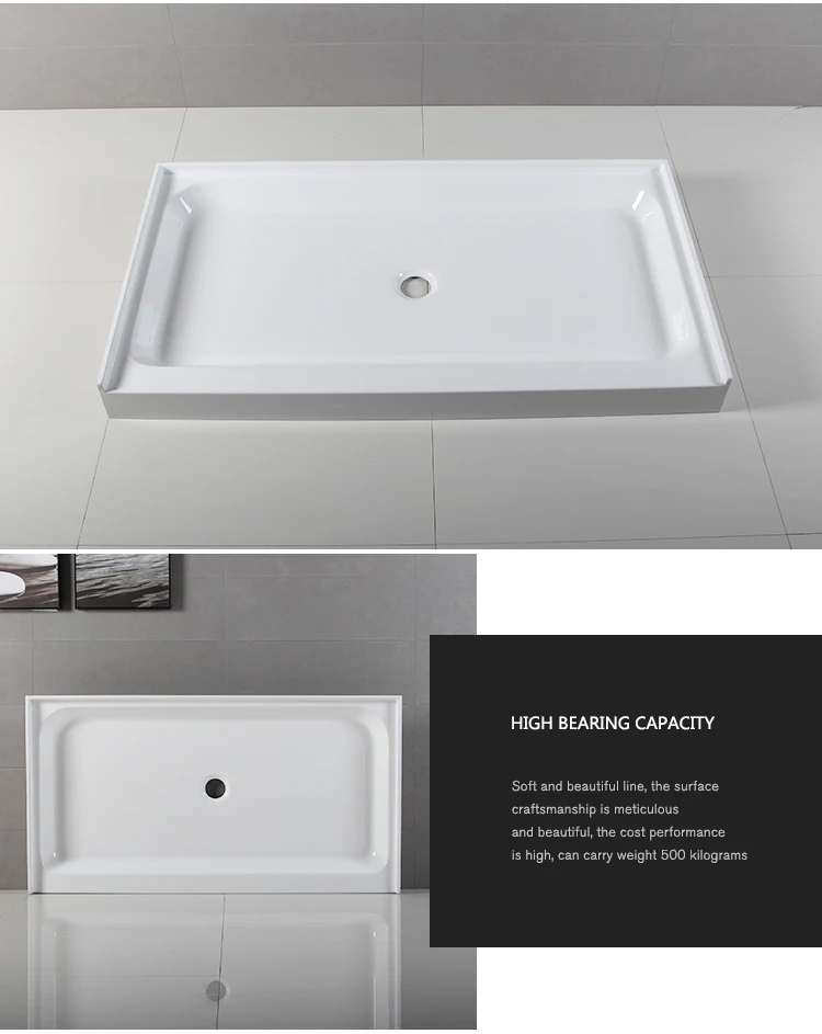 60x32 Cupc Approved Integral Tile Flange Shower Base Buy 60x32 Inch