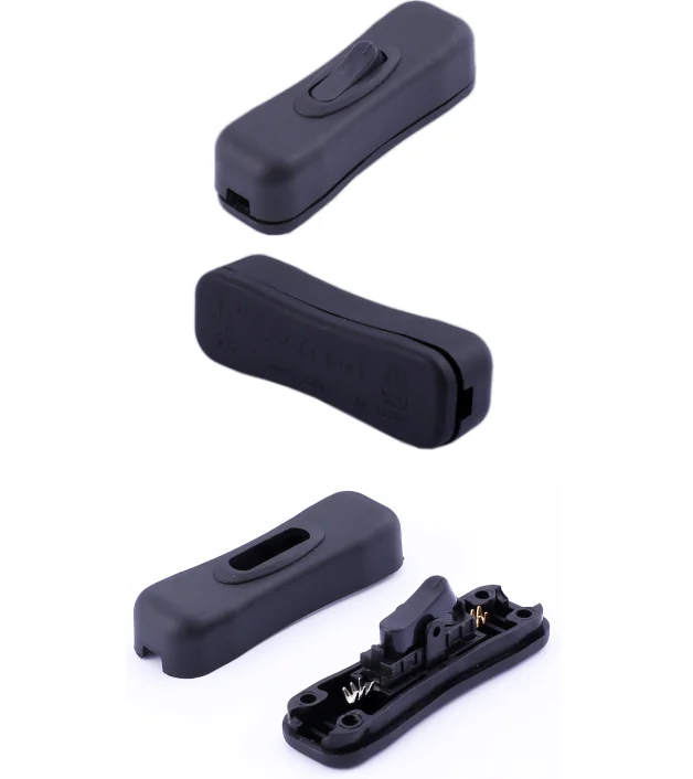 Safety Inline Switch Micro Rocker Switch 2 Position On Off Lamp Switch ...