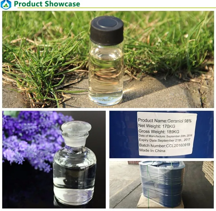Low price manufacturer geraniol oil natural flavour&fragrance