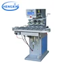 4 color sealed ink-cup conveyor pad printer for 120mm diameter CDs