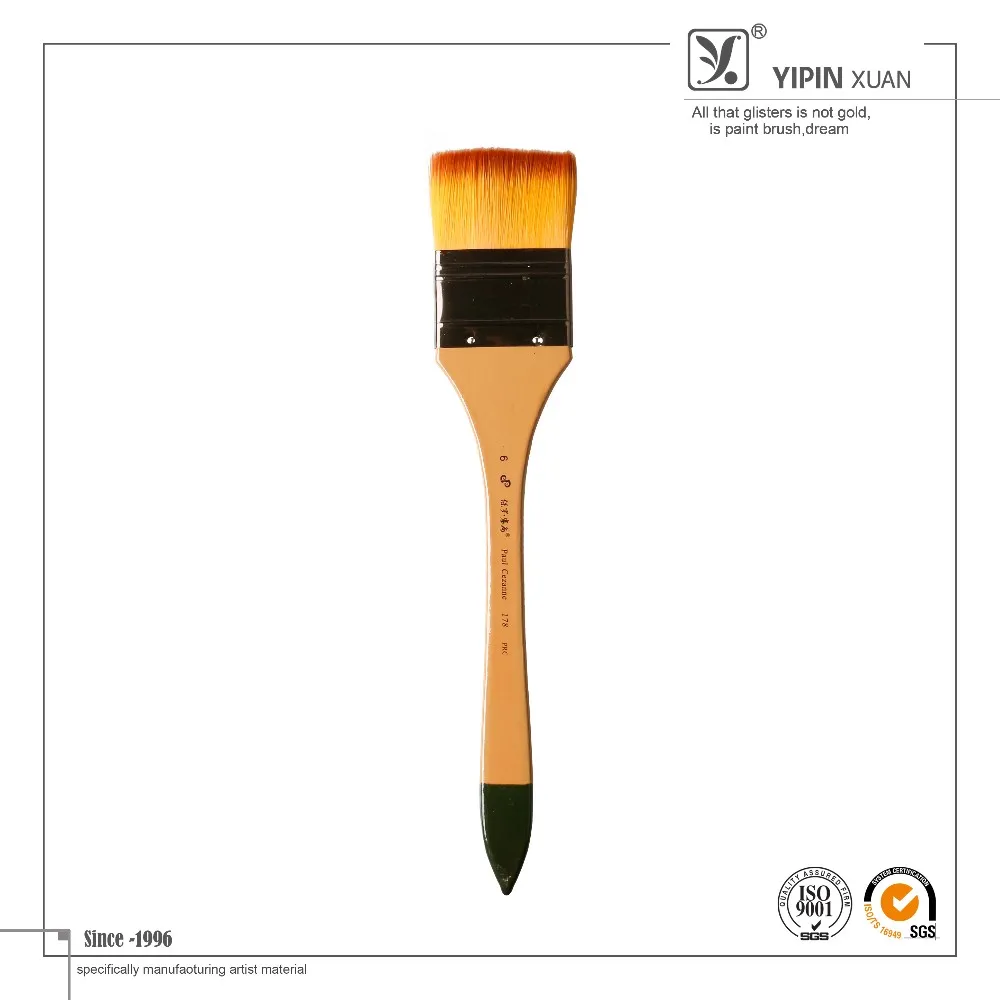 Paint Brush With Threaded Handle