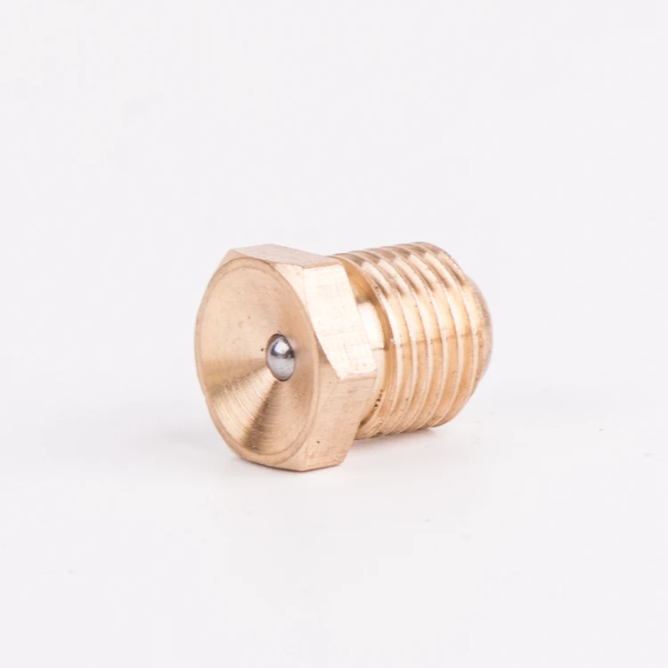 Hot Sell Top Quality Flush Type Brass Grease Gun Nipple Grease Fittings