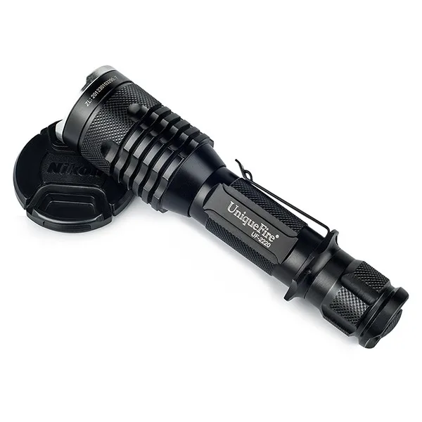 UniqueFire 5-modes 18650 Led Flashlight Cree xm-l t6 Chip with SMO Reflector Waterproof