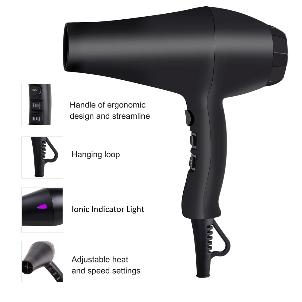 Ultra Quiet Super Blow Dryer Wholesale Electric Lightweight Salon Hair