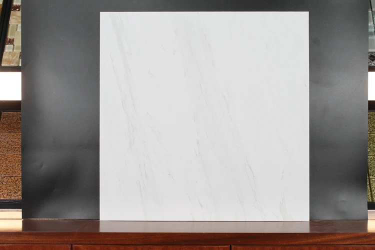 Libia Cerámica Galzed Pulido Blanco Lechoso Patrimonio Piso Embaldosado