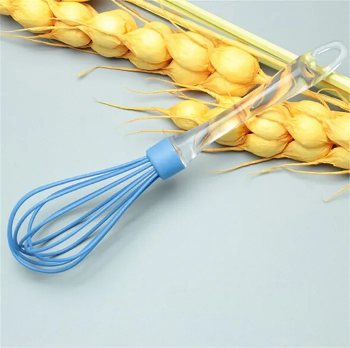 Amazon Wholesale Food Grade Twist Silicone Whisk Pink Silicone Whisk 2
