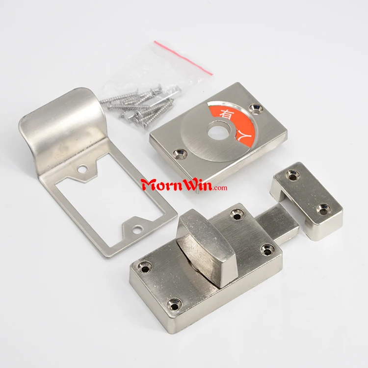 Wc Zinc Alloy Indication Lock Toilet Partition Cubicle Door Lock Buy