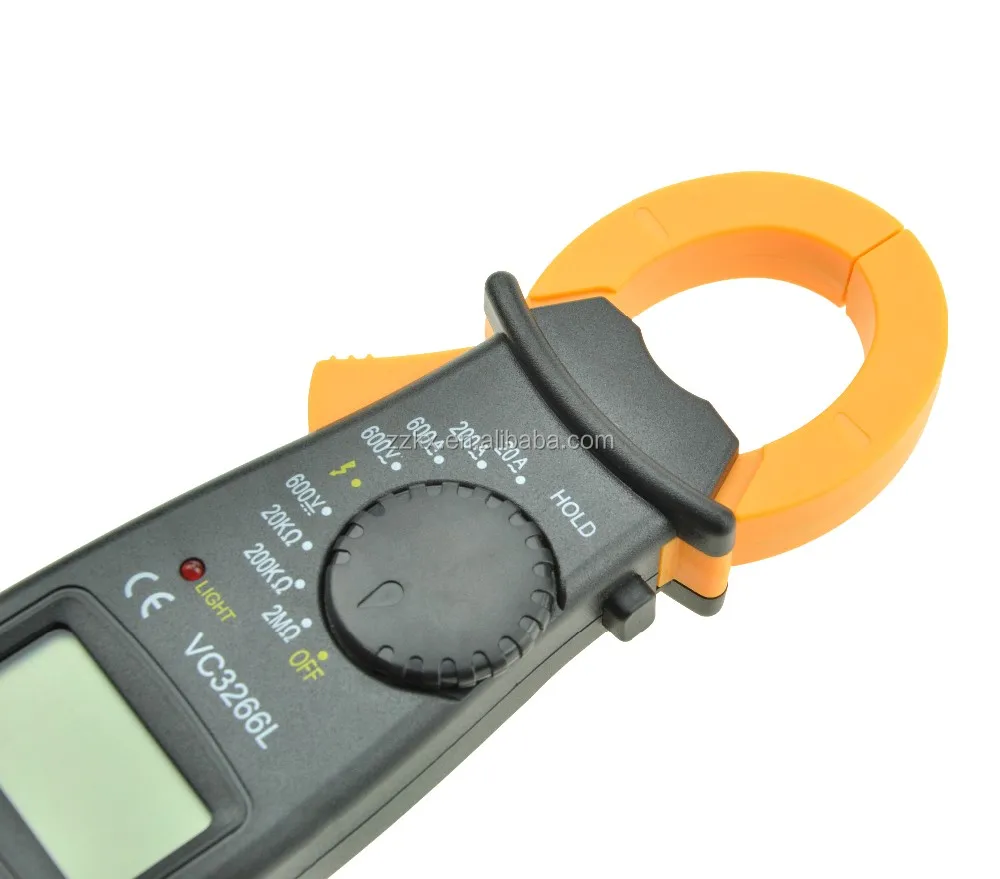 Digital Clamp Meter Lcd Ac/dc Multimeter Voltmeter Ohmmeter Ammeter