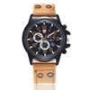 China Factory Fashion Date Smart Wrist Quartz Leather Band Watch