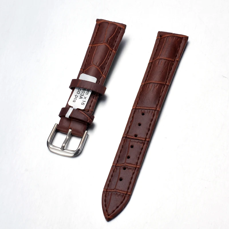 thin leather watch strap
