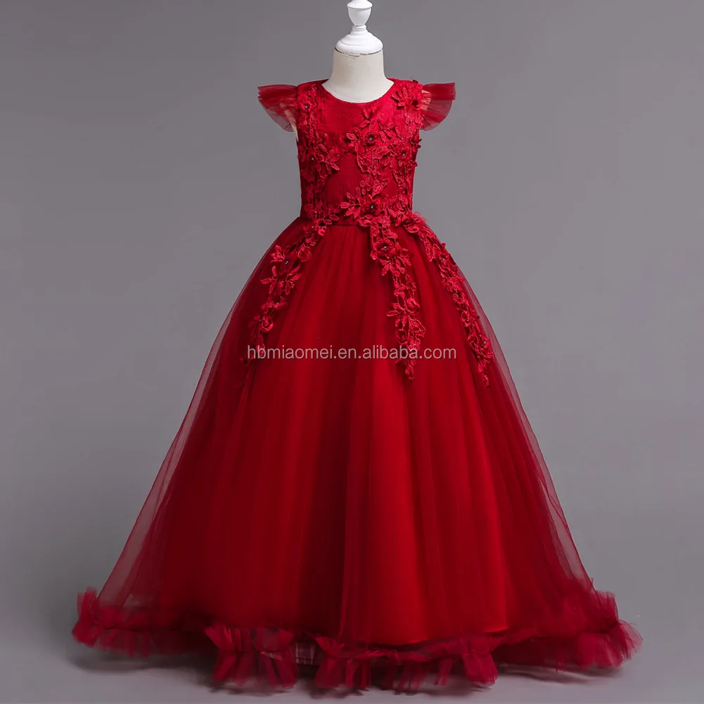 elegant gown for 7th birthday