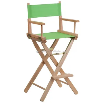 Cheap Outoor Camping Chair Tall Folding Director Chair Wooden