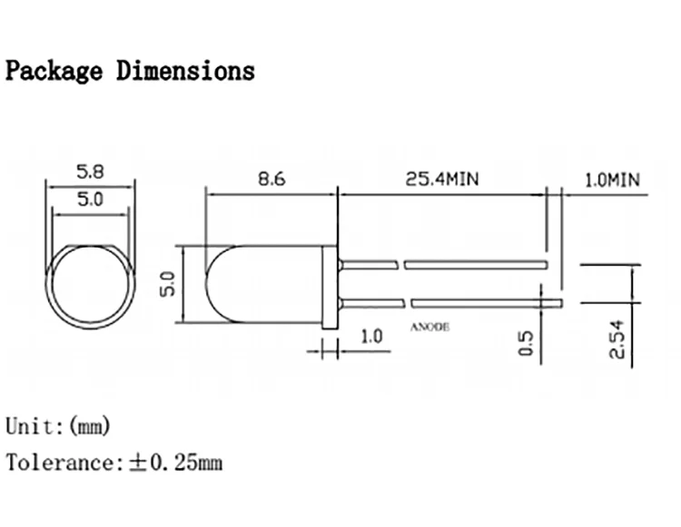 dip led 478nm Ice Blue led 5mm