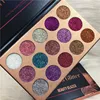BEAUTY GLAZED Wholesale 15 Colors Makeup Pigment Pressed Diamond Glitter Eyeshadow Palette Cardboard