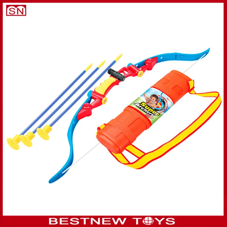 plastic toy bow and arrow set