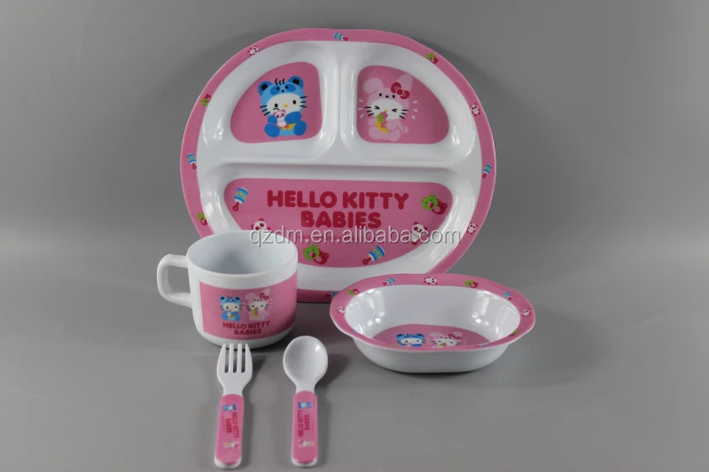Foodgarde Kids Plastic Plate and bowl and cup Tableware set