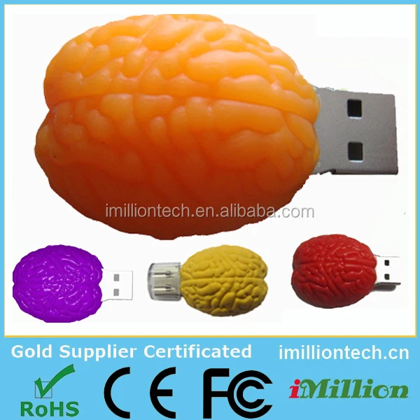 Human Brain Shape Usb Real 16gb 32gb Plastic Human Brain Usb Flash