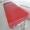 High quality seamless joining red modified acrylic solid surface restaurant table