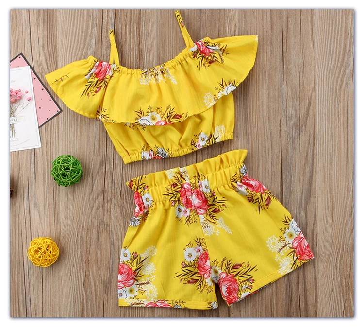Baby Clothes 26 Years Old Girl Suit Summer Fashion Lotus Leaf Thin