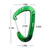 Wholesale Stainless Aluminum Carabiner Parachute Hammock Snap Hooks
