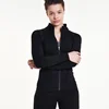 2019 wholesales new arrival zipper back soft right side open profit jacket