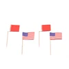 Custom Printing Decoration Flag Wooden Toothpick Flag For Food Decoration