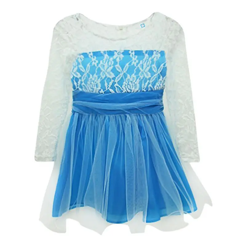 Girls Princess Lace font b Fancy b font font b Dress b font Long Sleeve Baby