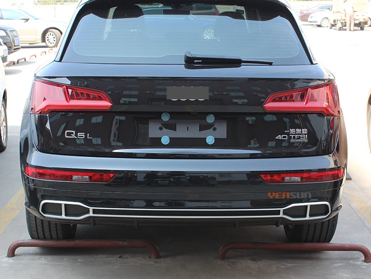 For Audi Q5 Sline Facelift Sq5 Sline Rear Diffuser Body Kit 2017 2018 ...