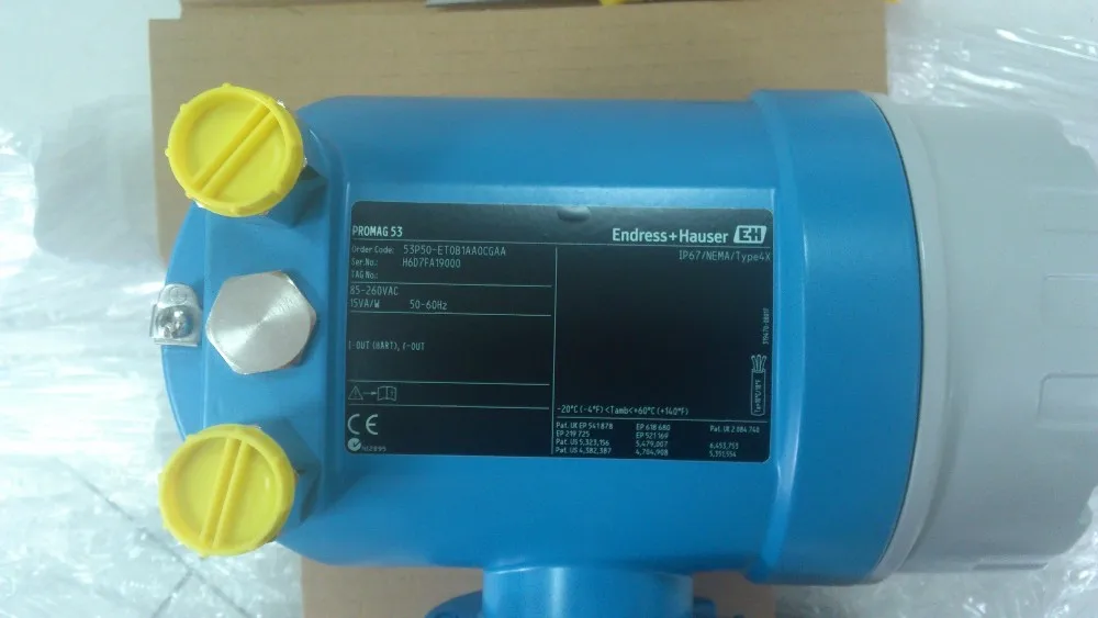 Endress Hauser /E+H flow meter 5W4C80AAELHA0AUD3K0A, View vertical