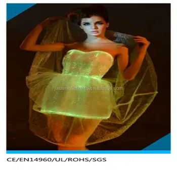 Fiber Optics Fabric Dress Sexy Ballroom Dance Dresses For Sale