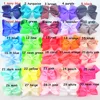 Fashion soild color hair clip 30 colors ribbed ribbon bow with clip baby girl headband 4.5inch hair accessories