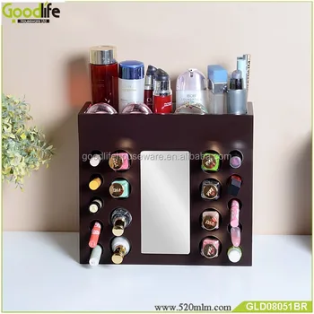 Table Top Wooden Makeup Organizer Buy Makeup Organizer