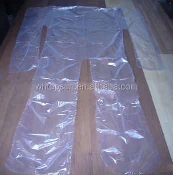 plastic jogging suit